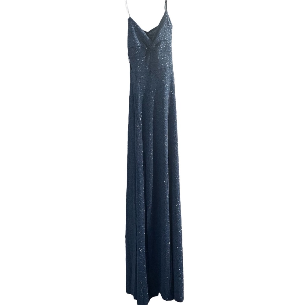 Windsor Blue Spaghetti Strap Slip Maxi Dress